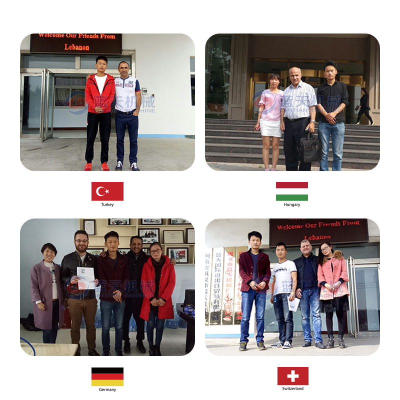 大蝦烘干機客戶合影